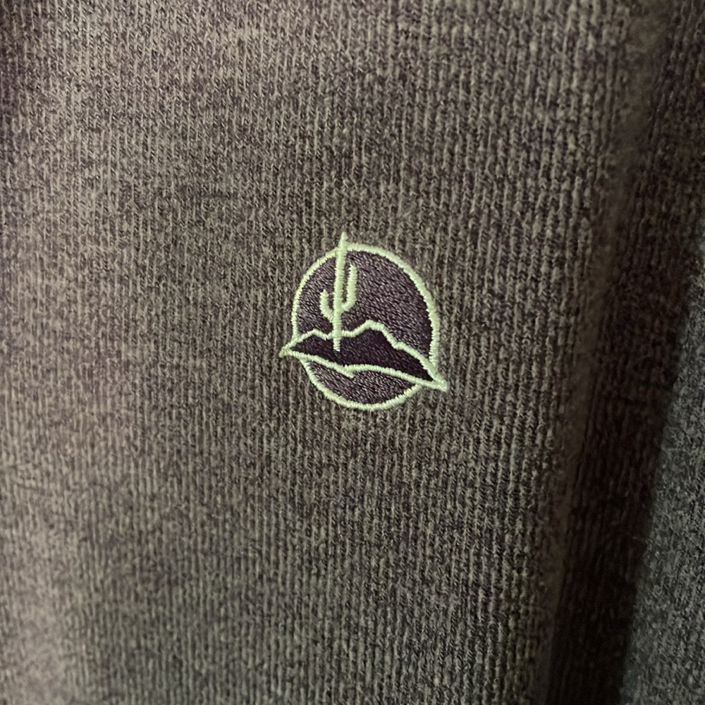 Peter Millar 1/4 Zip Golf Pullover Lavender L - image 3